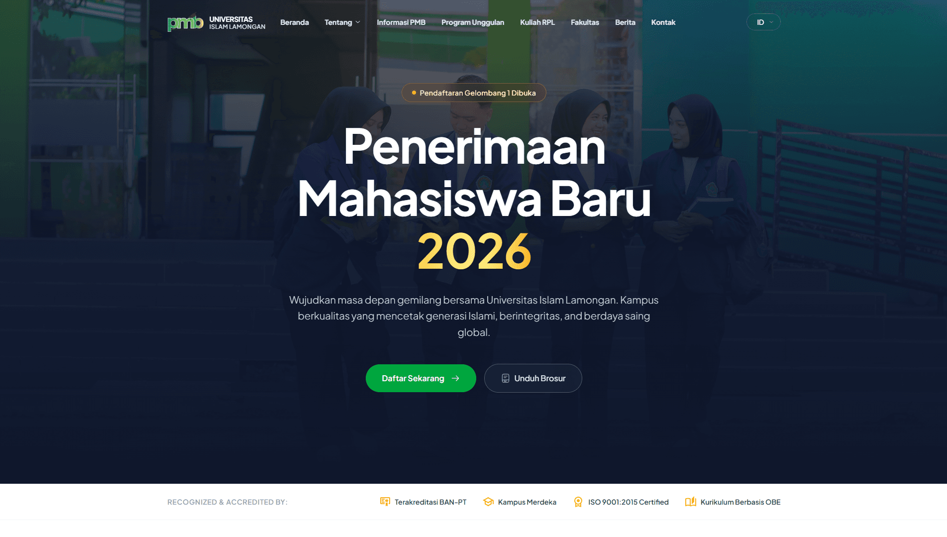 PMB UNISLA - University Admission System