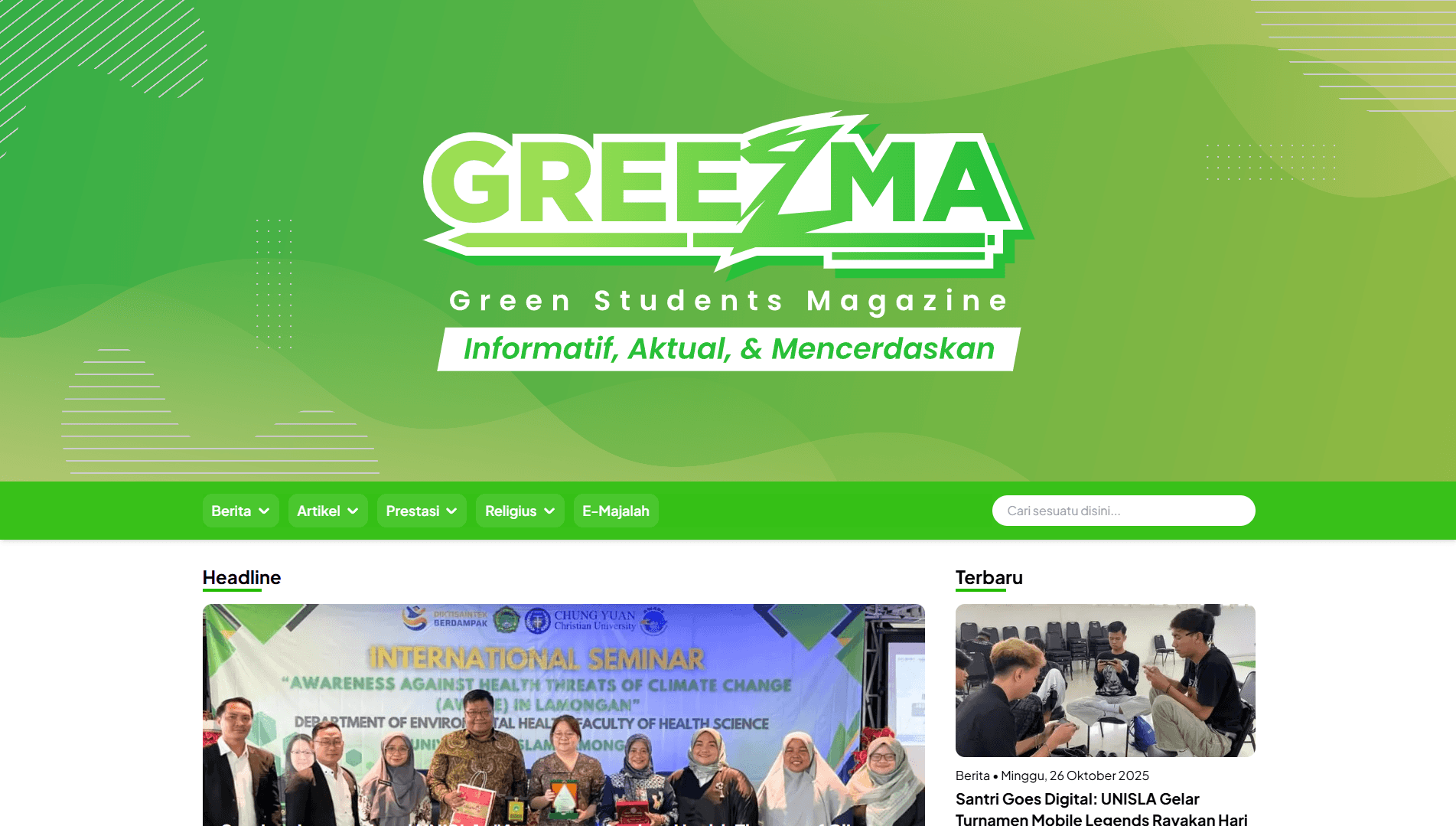 Greezma - UKM Jurnalistik UNISLA